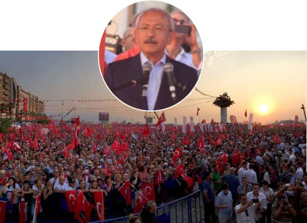 Kılıçdaroğlu, İzmir'deki 'Cumhuriyet ve Demokrasi Mitingi'nde