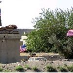 PYD "karargahı"na asılan ABD bayrakları