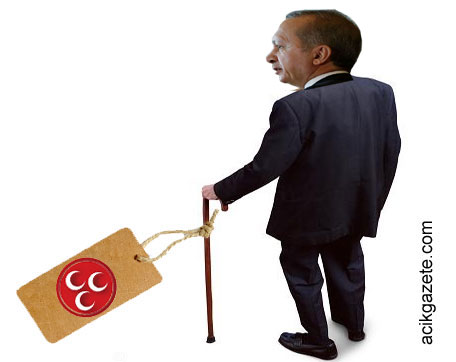 Tayyip Erdoğan ve MHP bastonu