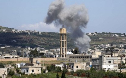 İdlib’de Rusya ve Suriye’den yoğun bombardıman