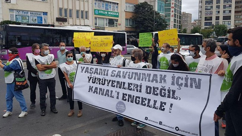Kanal İstanbul rantına karşı çıkanlara polis engeli