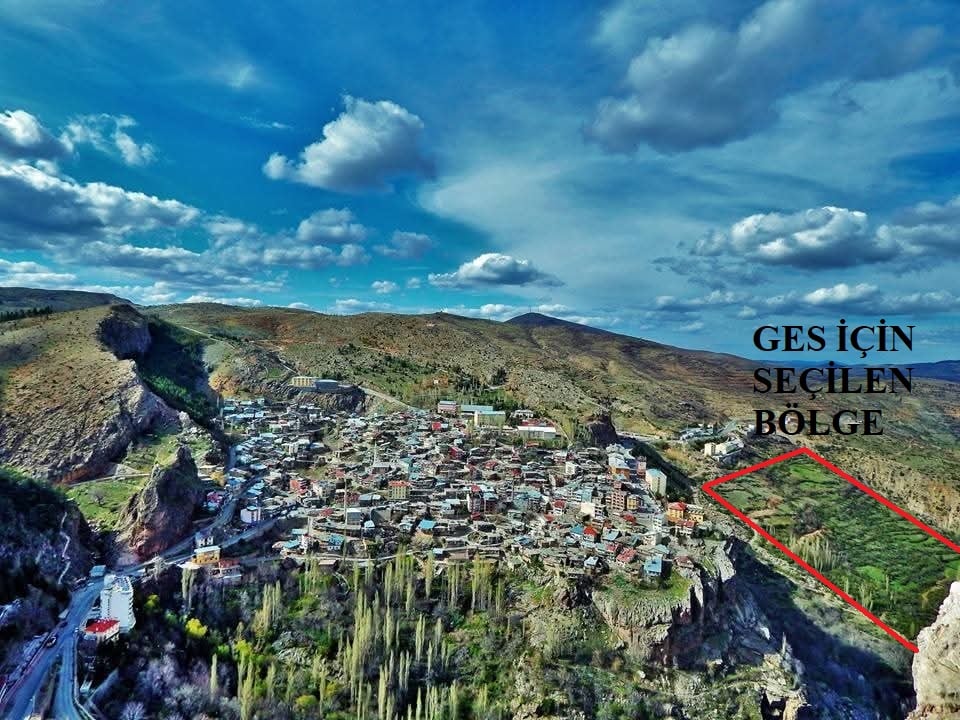 Taşkent İlçesinde GES için seçilen bölge